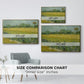 Field with Irises near Arles, 1888 - Floater Framed Canvas Print