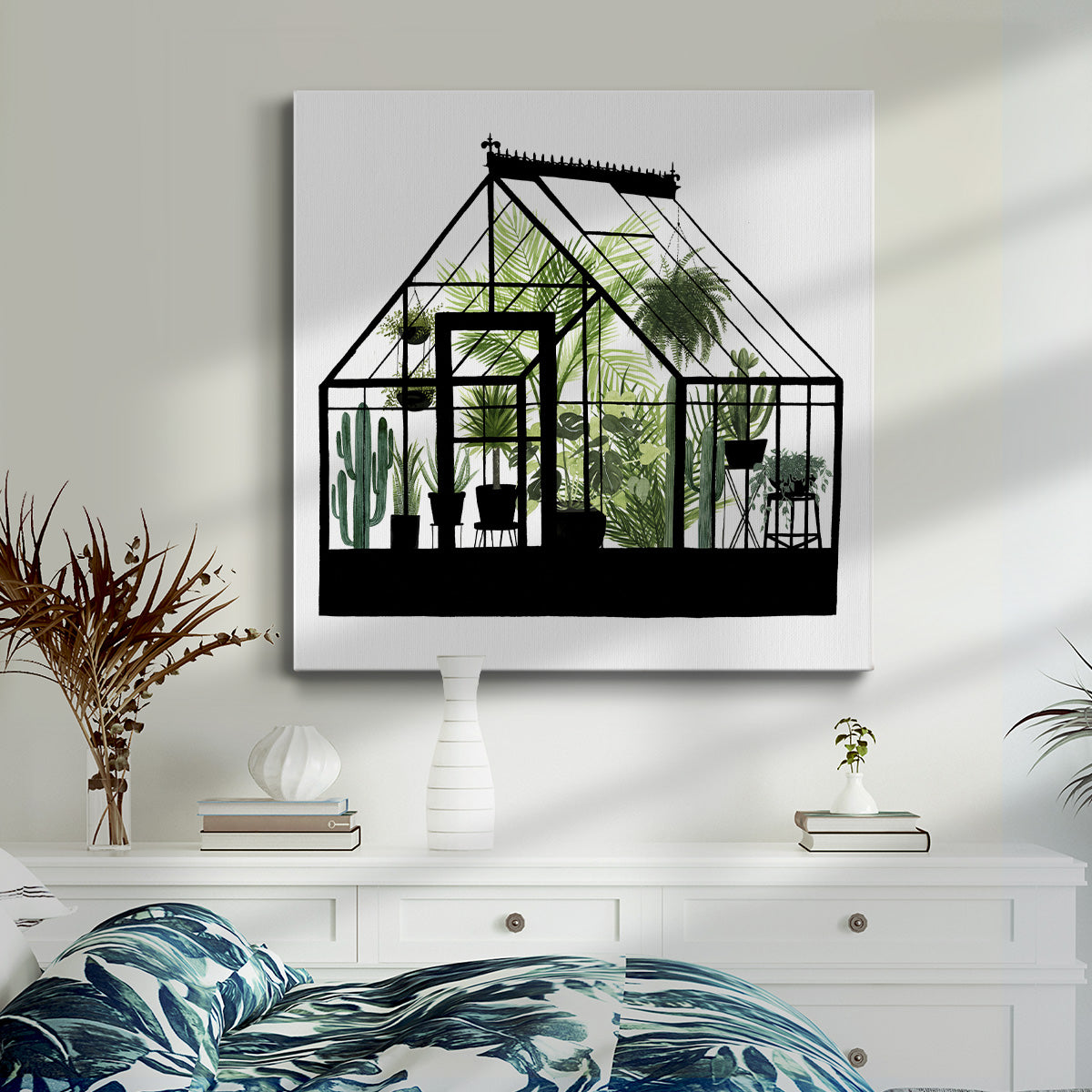 Glass House I - Canvas Art Print