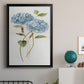 Petite Blue Hydrangea II - Modern Framed Canvas Print