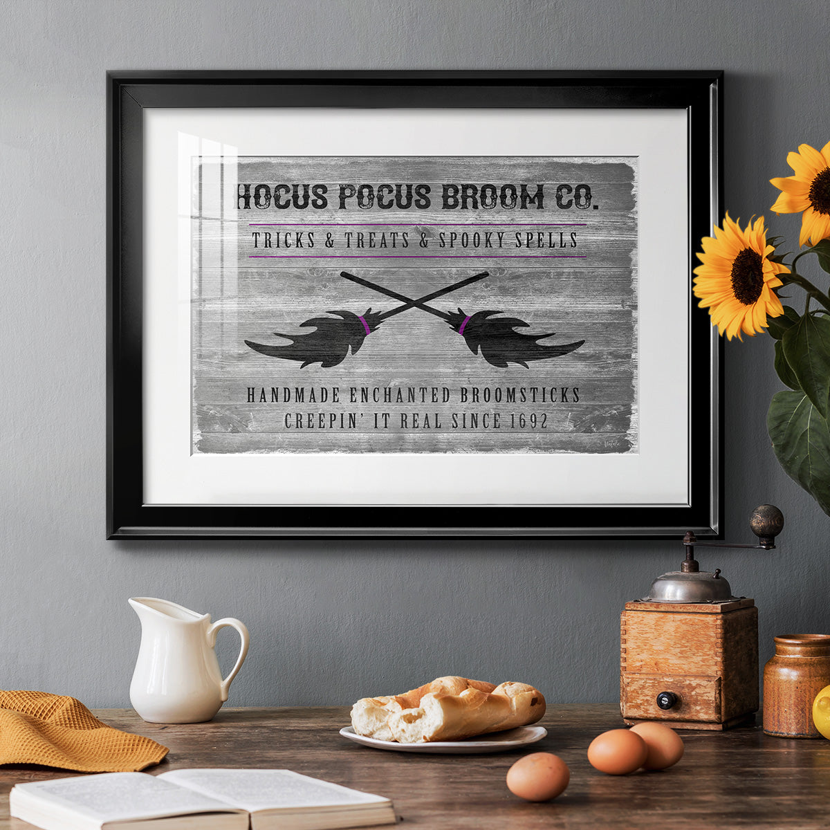 Hocus Pocus Broom Co. Premium Framed Print - Ready to Hang