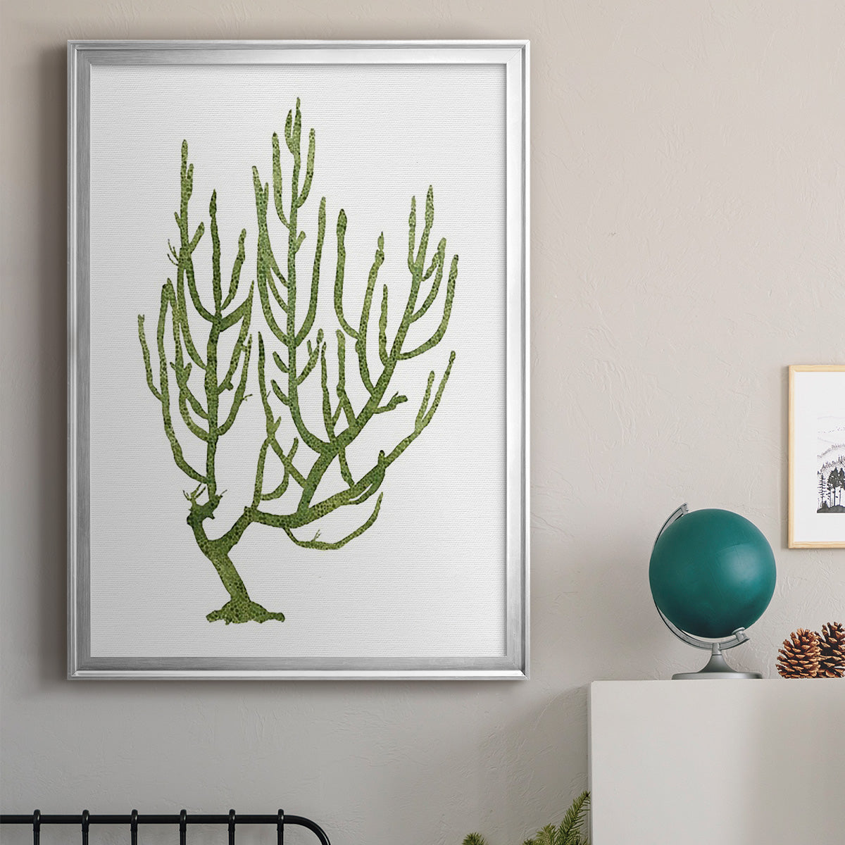 Coral Souvenirs III - Modern Framed Canvas Print