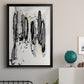 Grey Scribbles I - Modern Framed Canvas Print