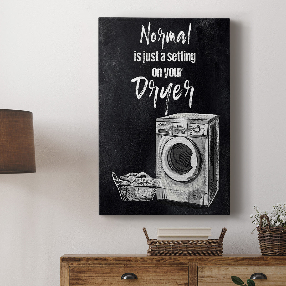 Normal Is Just A Setting - Canvas Art Print