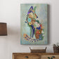 Fantastic Florals Fox, Sitting - Canvas Art Print