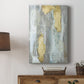 Textured Neutrals & Gold I Premium Gallery Wrapped Canvas - Ready to Hang