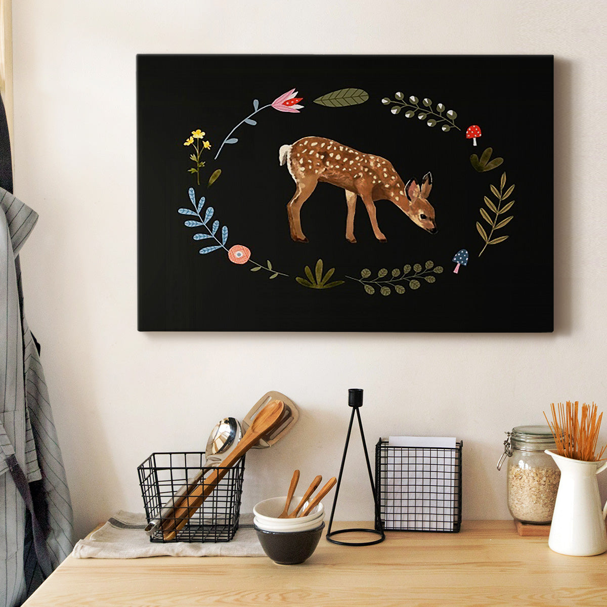 Critter & Foliage III - Canvas Art Print