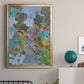 Magenta Garden - Modern Framed Canvas Print