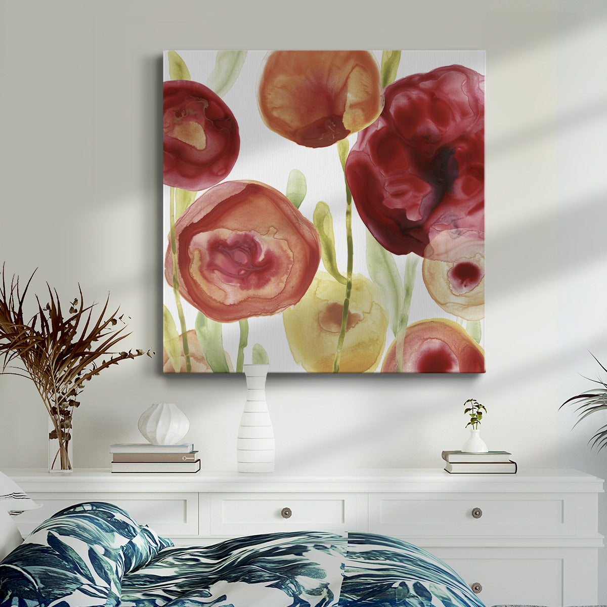 Poppy Patch IV - Canvas Art Print