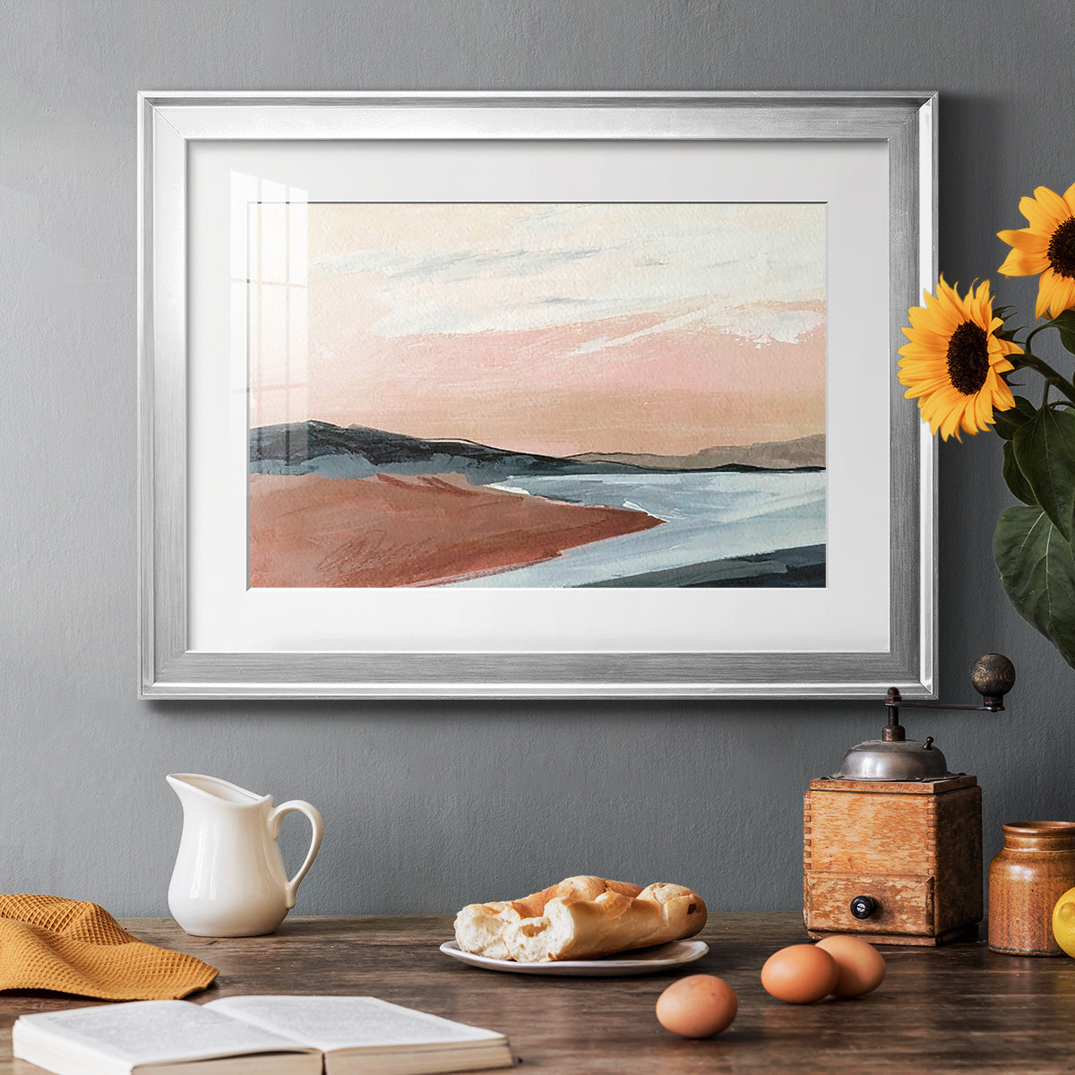 Paynes Coast I - Modern Framed Art Print