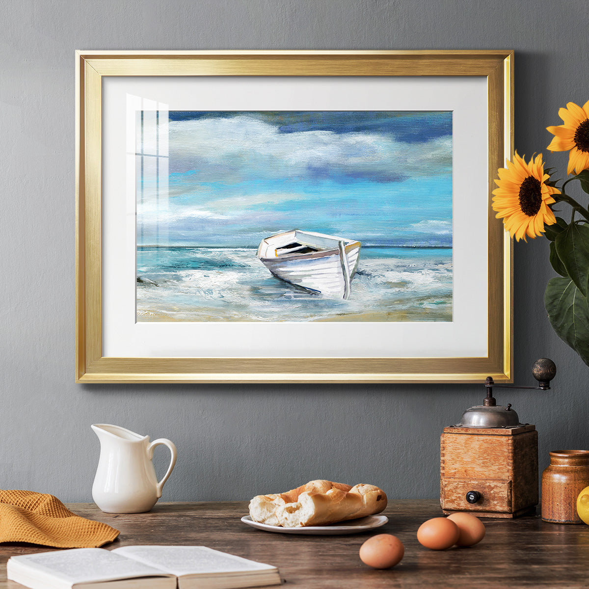 Classic Coast - Modern Framed Art Print