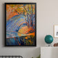 Cadmium Winter Solstice III - Modern Framed Canvas Print