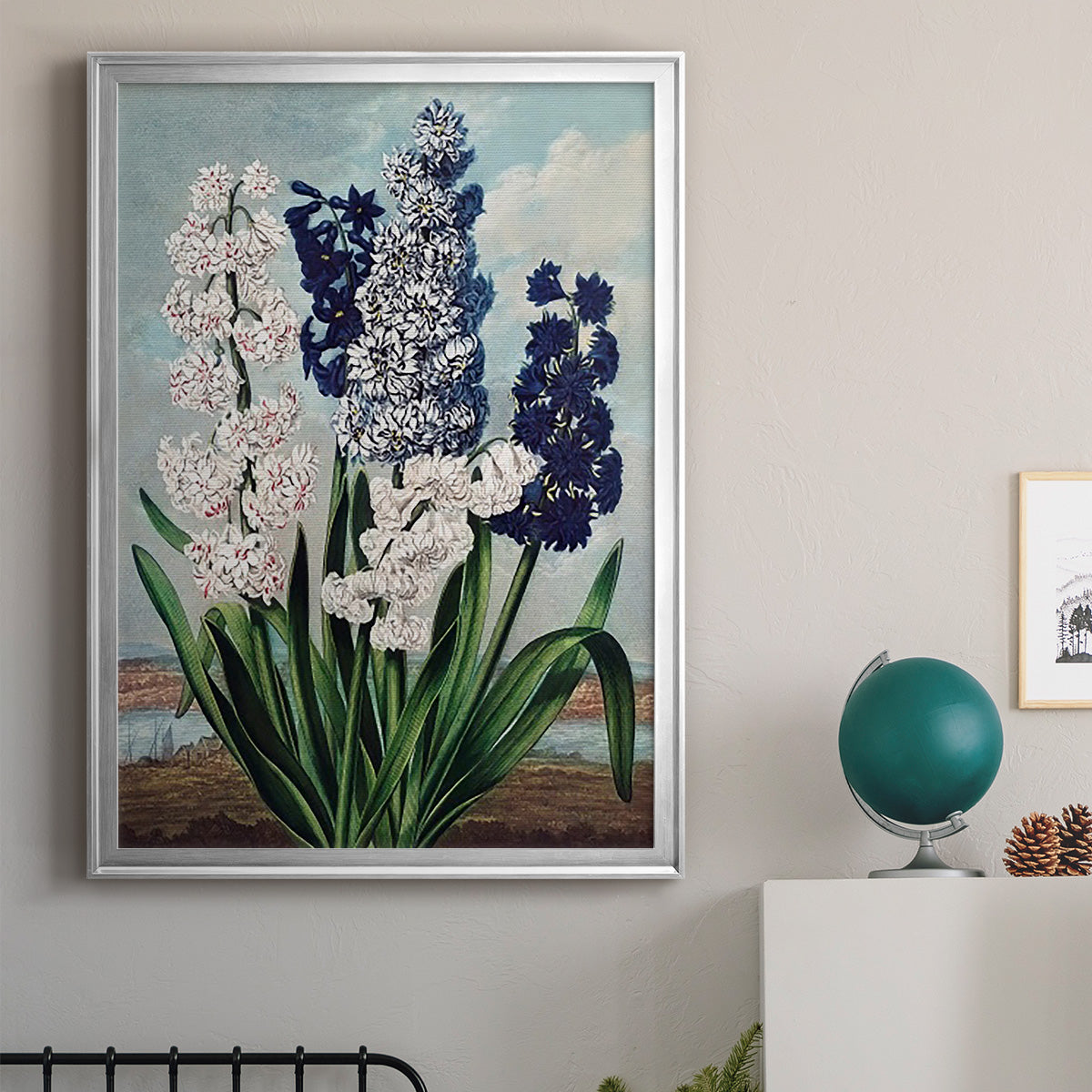 Temple of Flora XII - Modern Framed Canvas Print