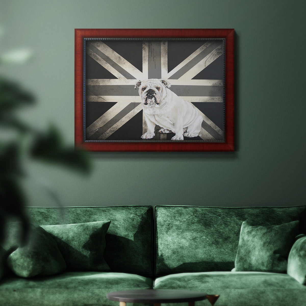 Best of British B&W Premium Framed Canvas- Ready to Hang