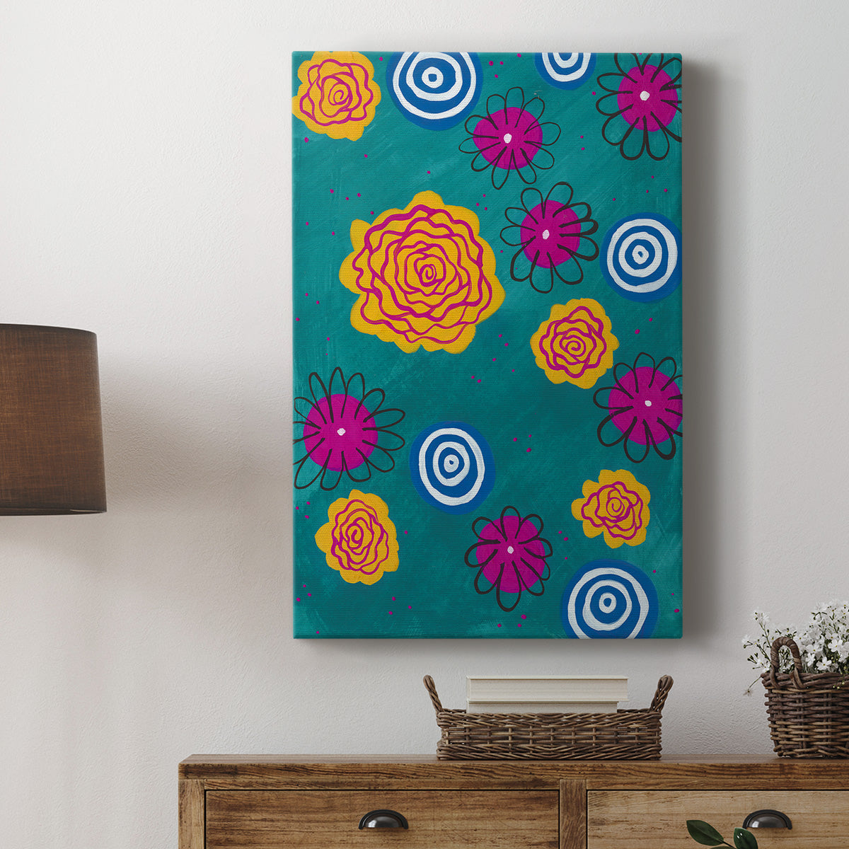 Flower Pop I - Canvas Art Print