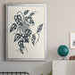 Growing Leaves VI - Modern Framed Canvas Print