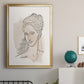 Greek Busts V - Modern Framed Canvas Print