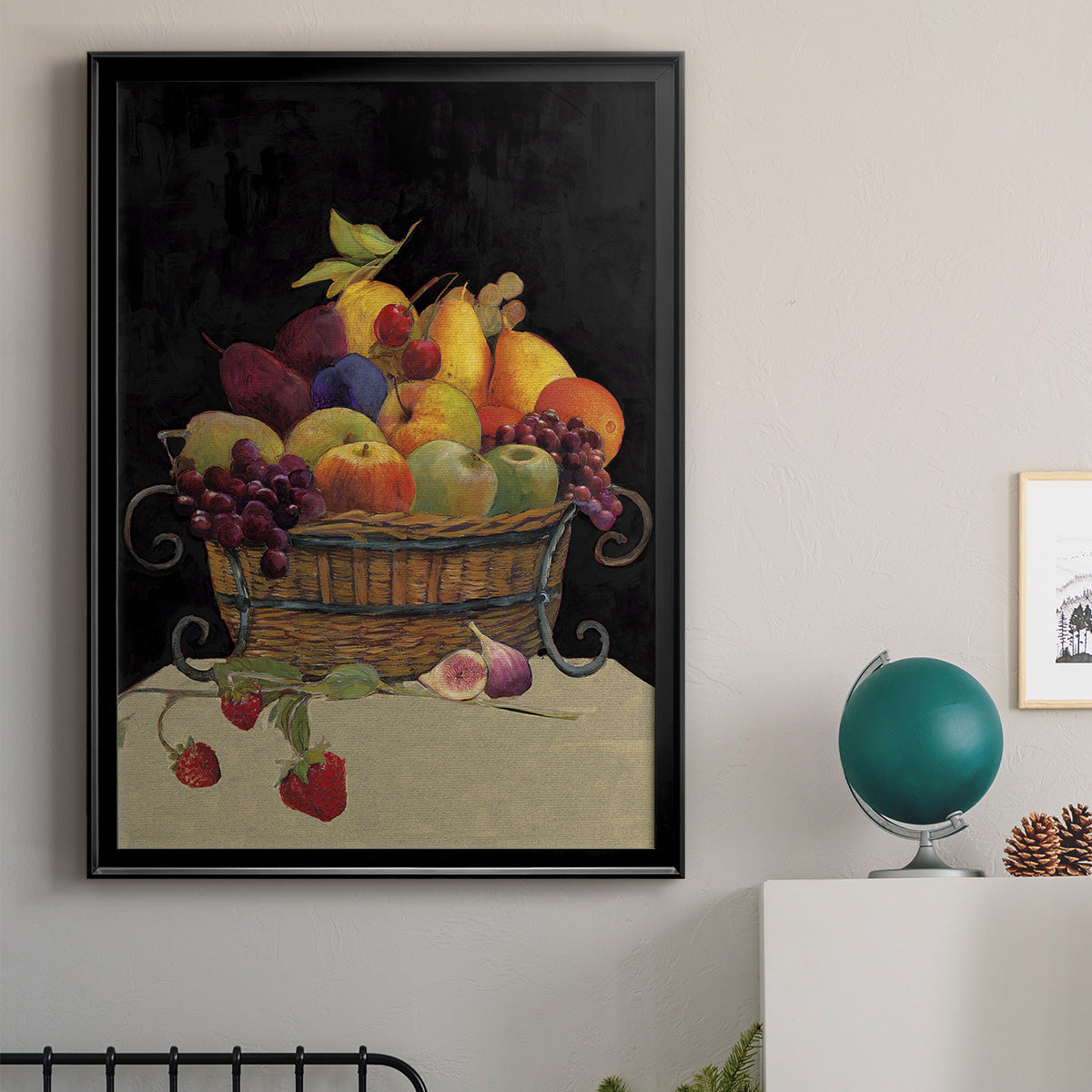 Fruit Basket I Revisit - Modern Framed Canvas Print