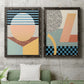 Modern Memphis III - Premium Framed Canvas 2 Piece Set - Ready to Hang