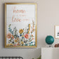 Home is Where Love Grows - Modern Framed Canvas Print