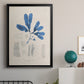 Blue Marine Algae VII - Modern Framed Canvas Print