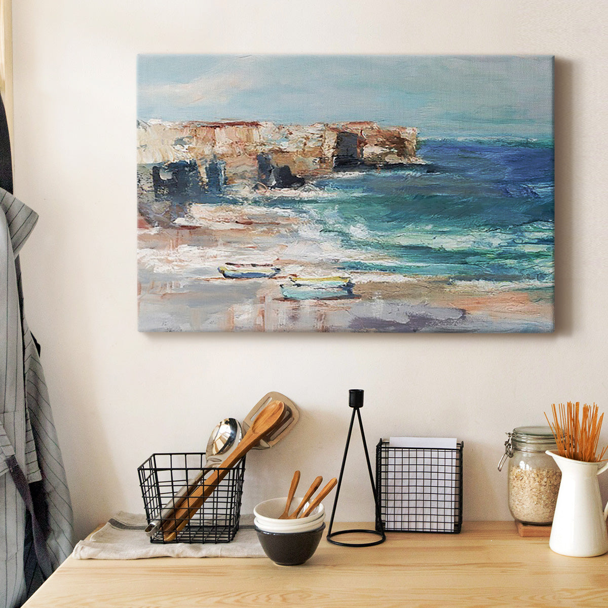 Sea Cliff Study I Premium Gallery Wrapped Canvas - Ready to Hang