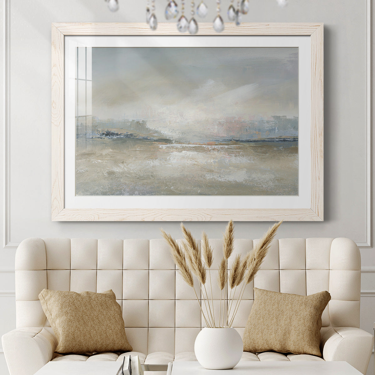 Horizon Haze - Barnwood Framed Art Print