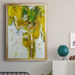 Golden Foliage I - Modern Framed Canvas Print