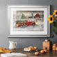 Making Christmas Memories - Modern Framed Art Print