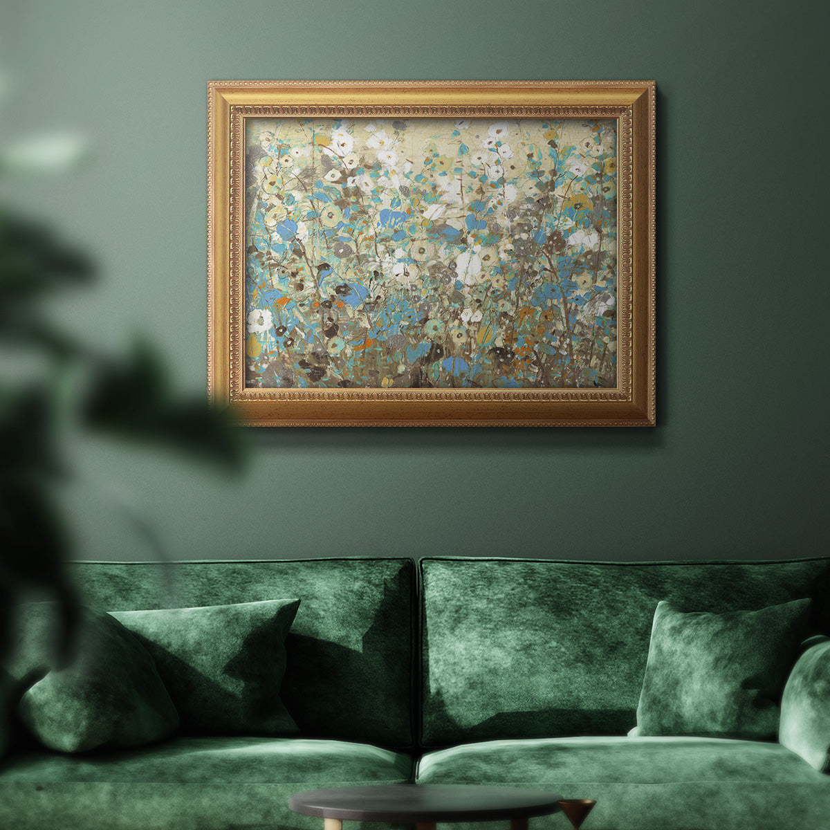 Flowering Vines I Premium Framed Canvas- Ready to Hang