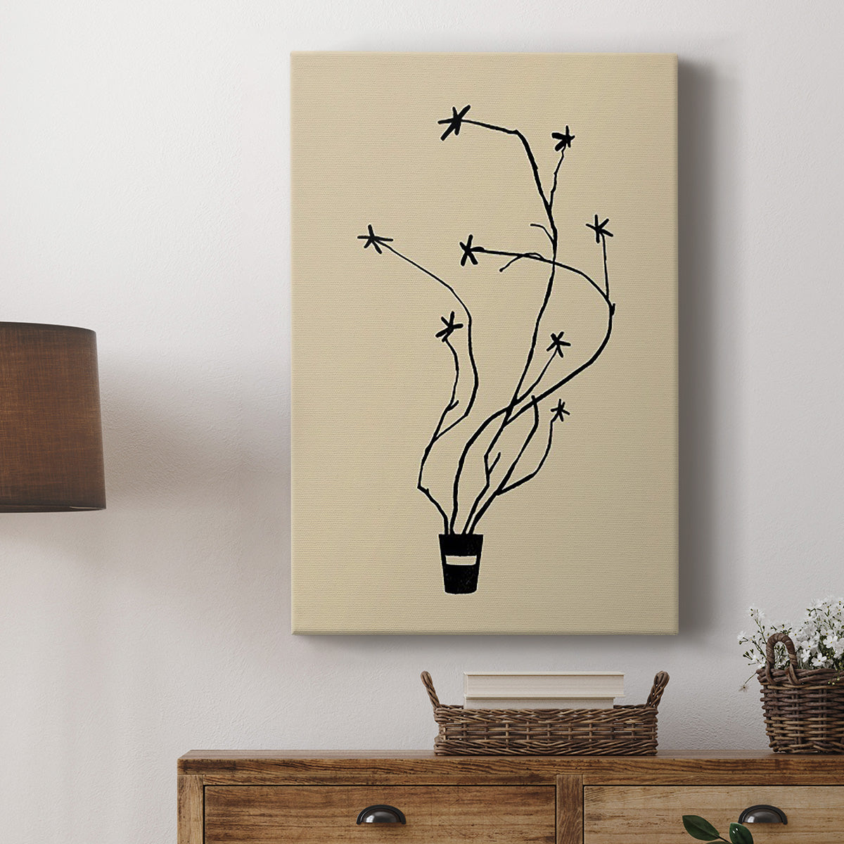 Spring Sprig Vase I - Canvas Art Print