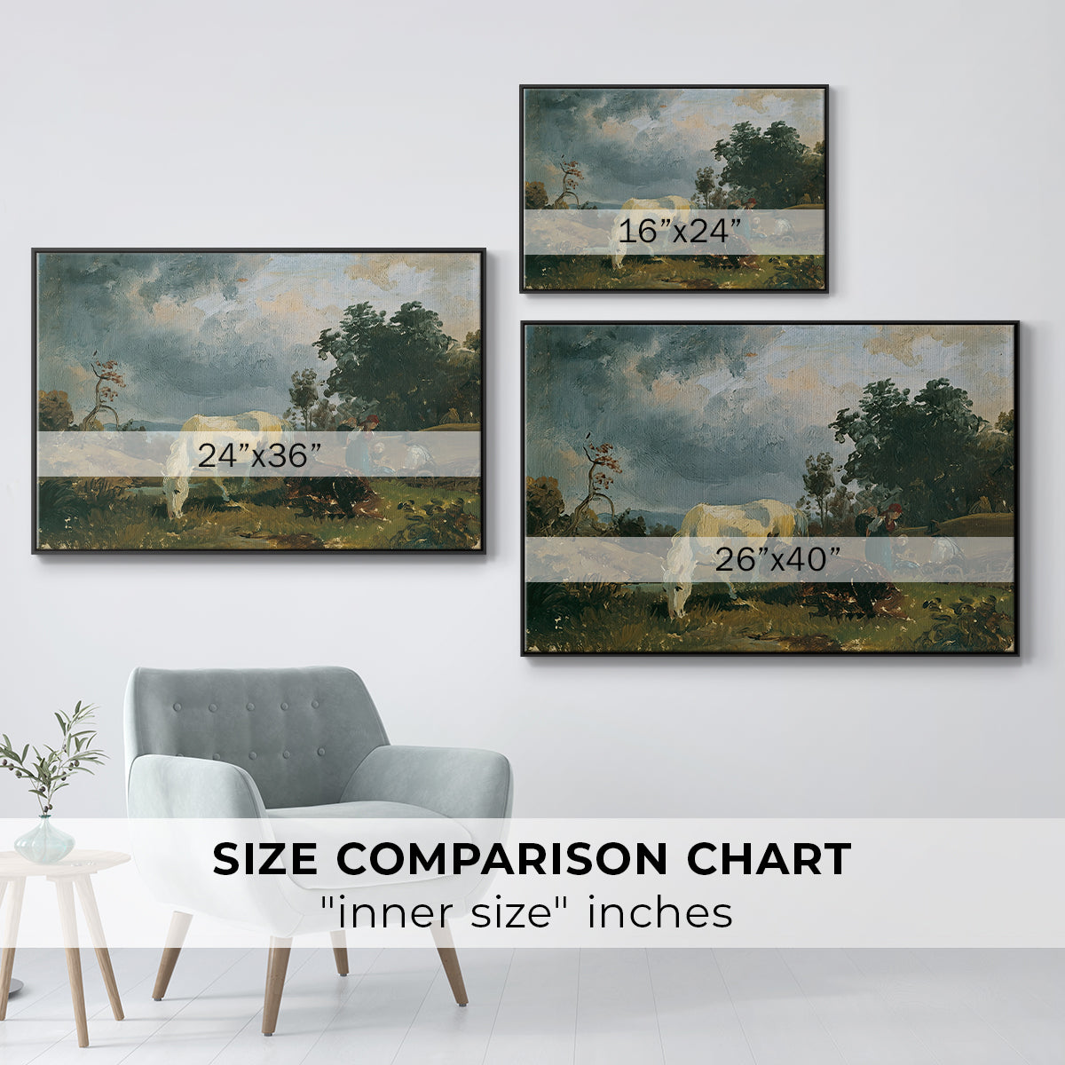 A Mold on the Heath, c. 1830 - Floater Framed Canvas Print