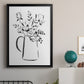 Sketchy Bouquet I - Modern Framed Canvas Print