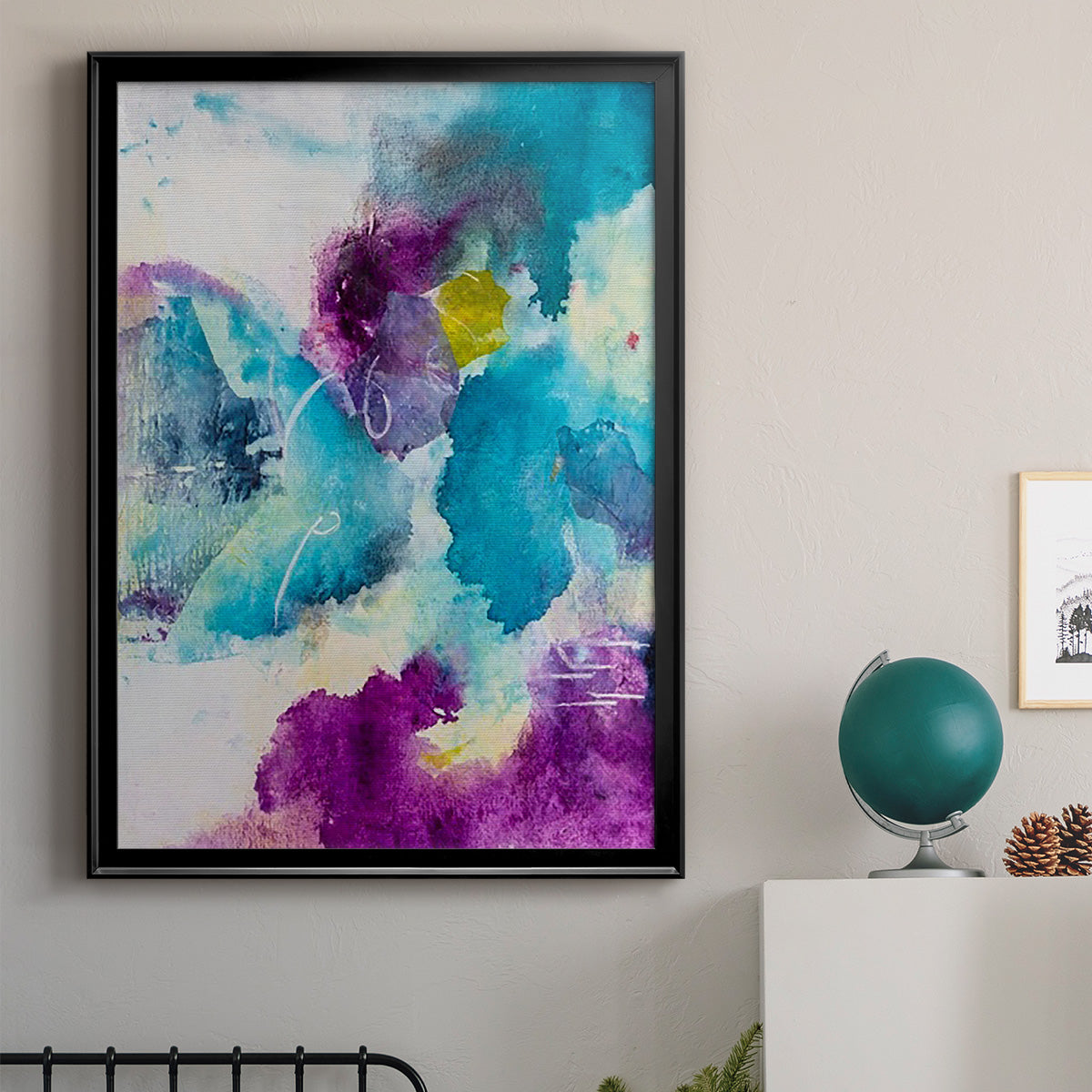 Dreaming I - Modern Framed Canvas Print