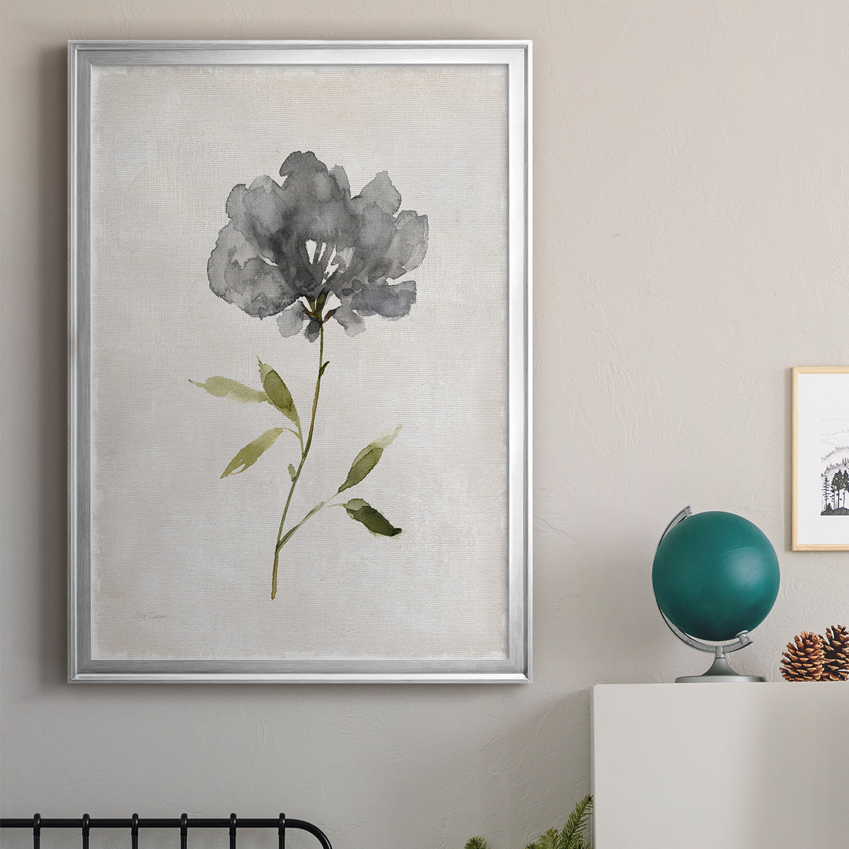 Botanical Beauty I - Modern Framed Canvas Print