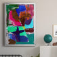 Brights Strokes III - Modern Framed Canvas Print