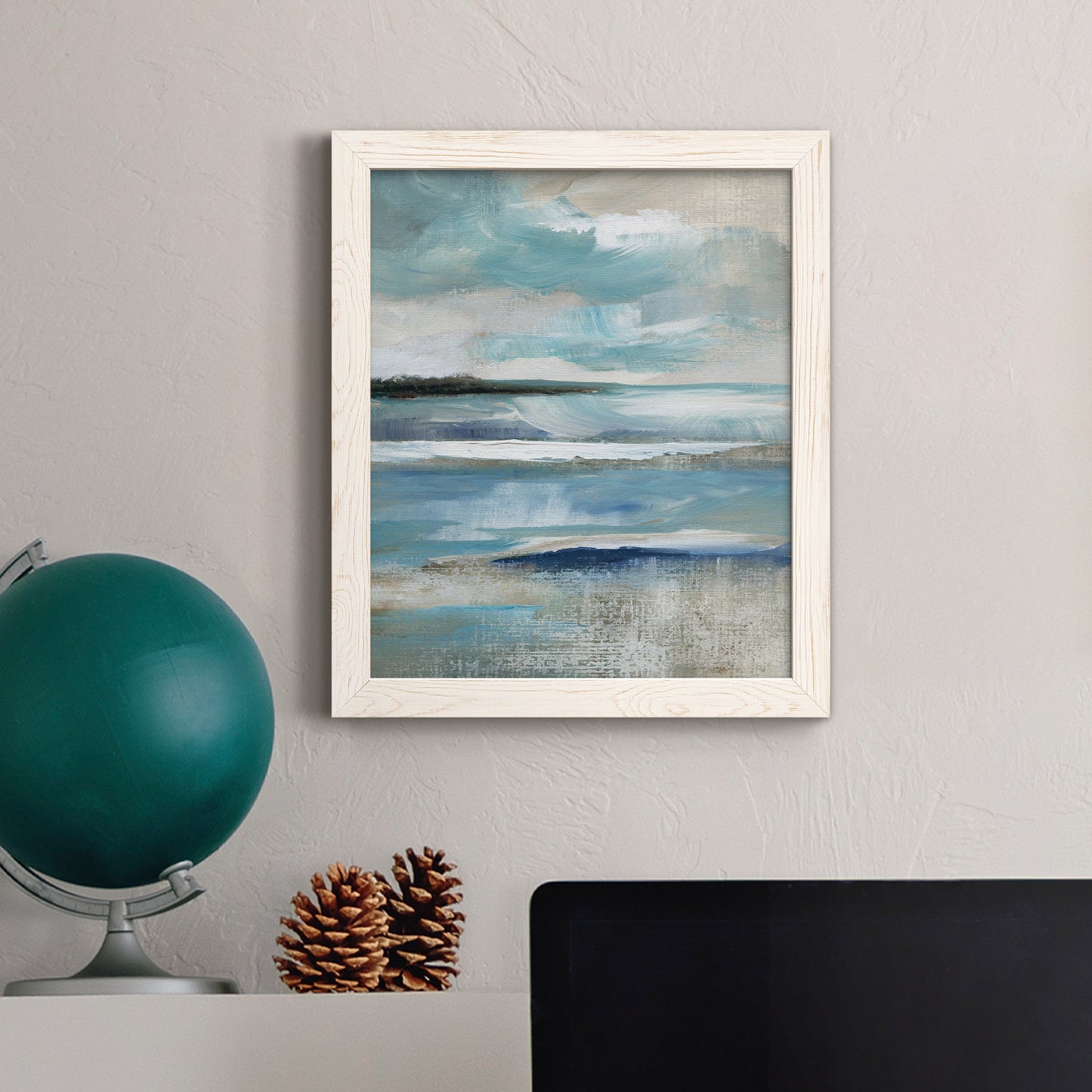 Distant Drama I - Premium Canvas Framed in Barnwood - Ready to Hang