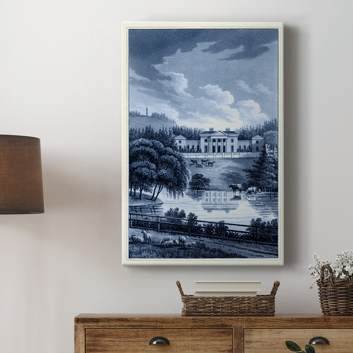 Estate View I Premium Gallery Wrapped Canvas - Ready to Hang