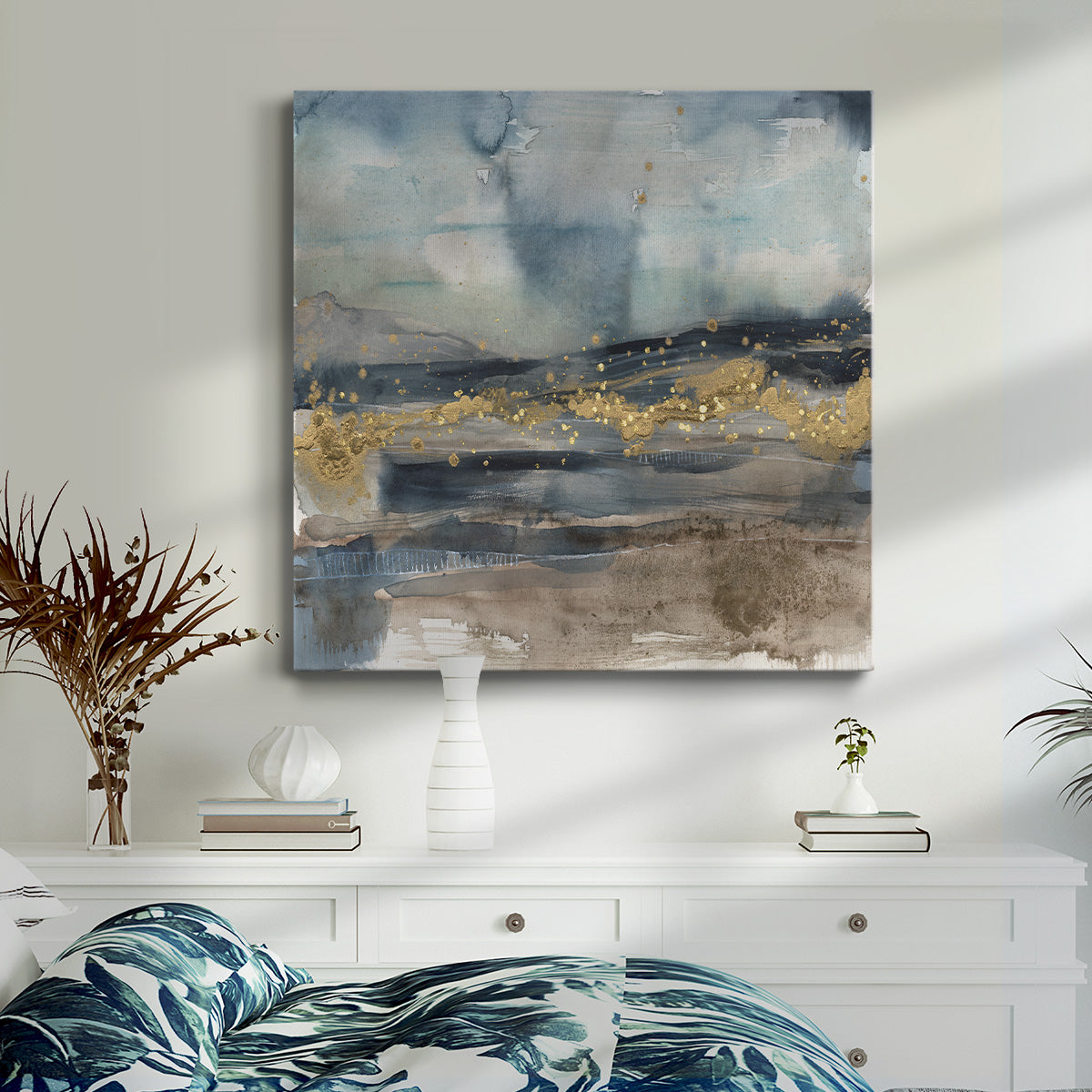 Golden Light on the Horizon I - Canvas Art Print