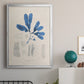 Blue Marine Algae VII - Modern Framed Canvas Print