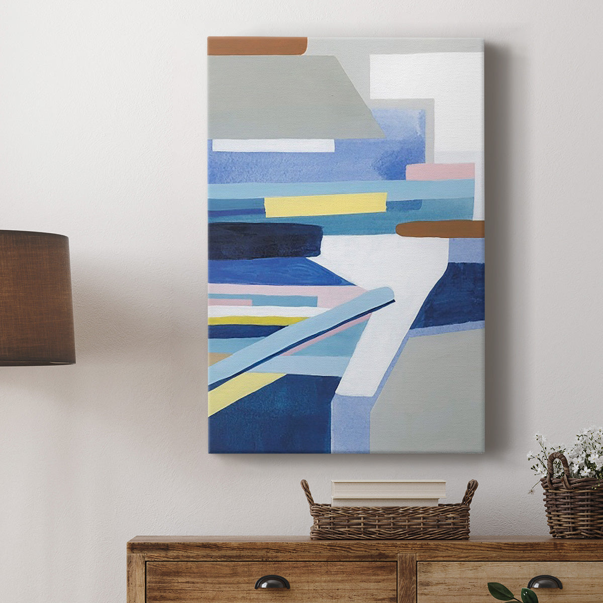 Passing Cars II Premium Gallery Wrapped Canvas - Ready to Hang