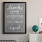 Laundry Schedule - Modern Framed Canvas Print