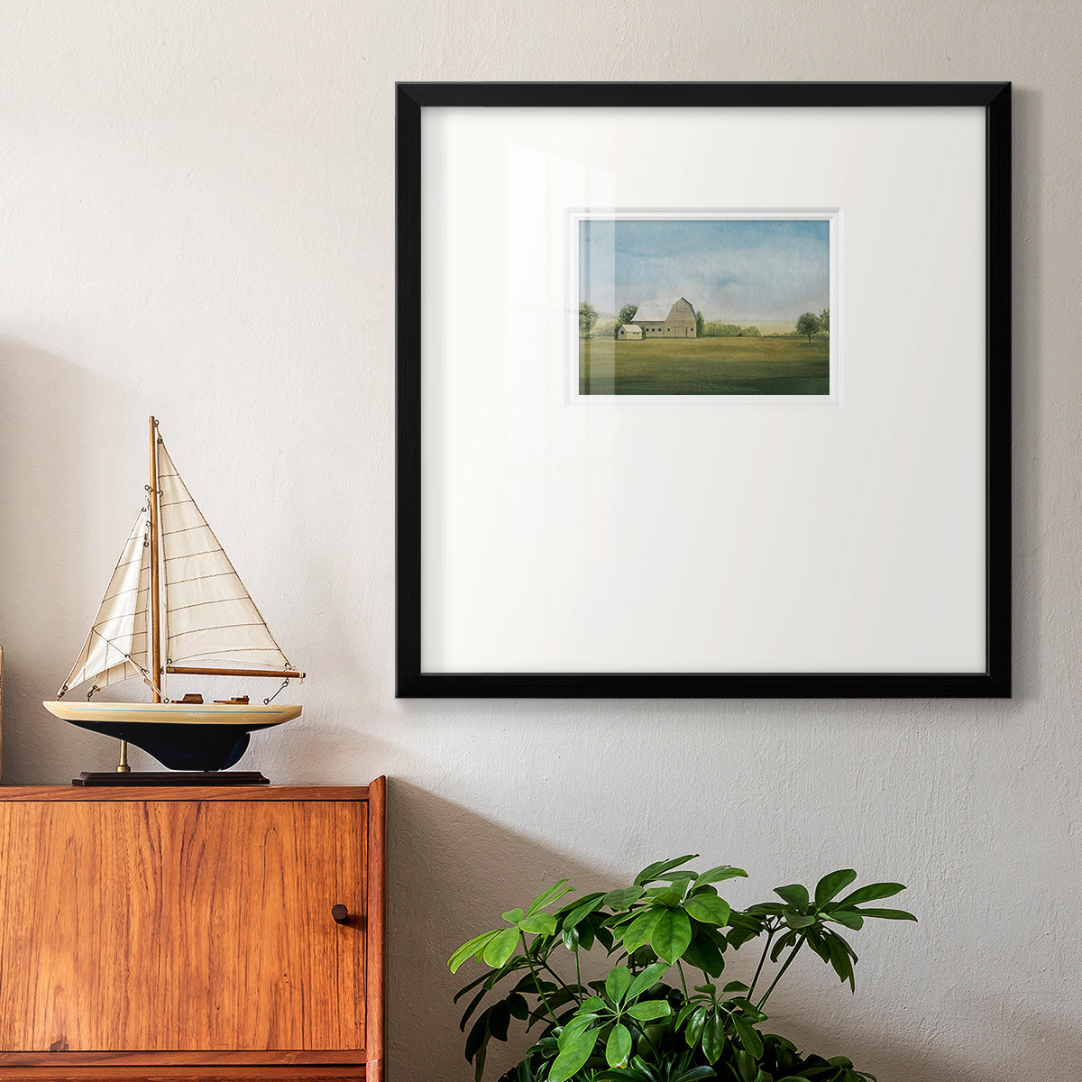 Grove Farm II Premium Framed Print Double Matboard