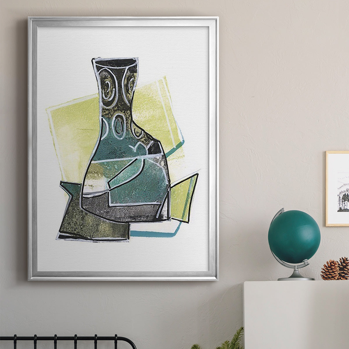 Jubilee Jugs I - Modern Framed Canvas Print