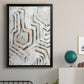 Sand Glyphs I - Modern Framed Canvas Print