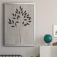 Leaves and Wood I - Modern Framed Canvas Print