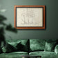 Sailboat Blueprint I Premium Framed Canvas- Ready to Hang