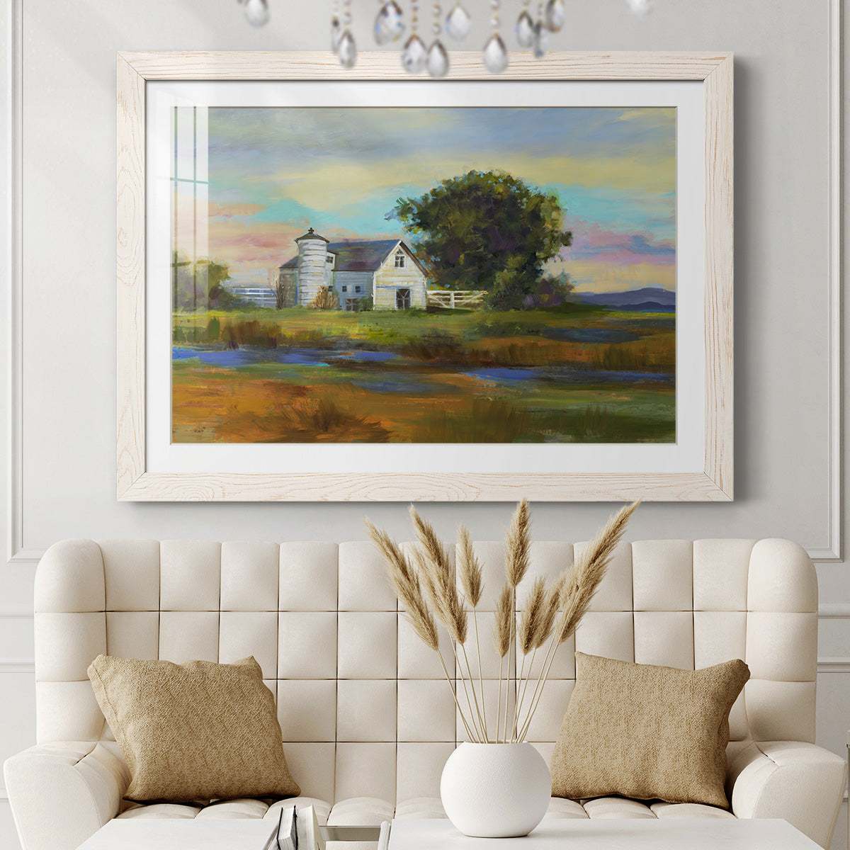 Down By The Barn - Barnwood Framed Art Print