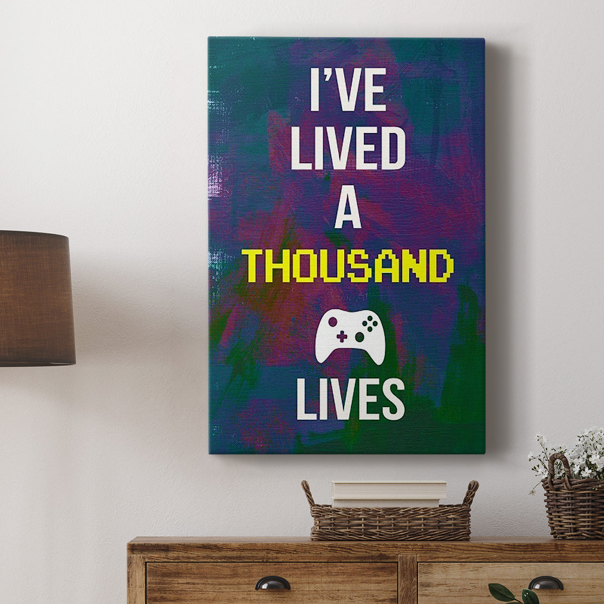 Gamer at Play I - Canvas Art Print