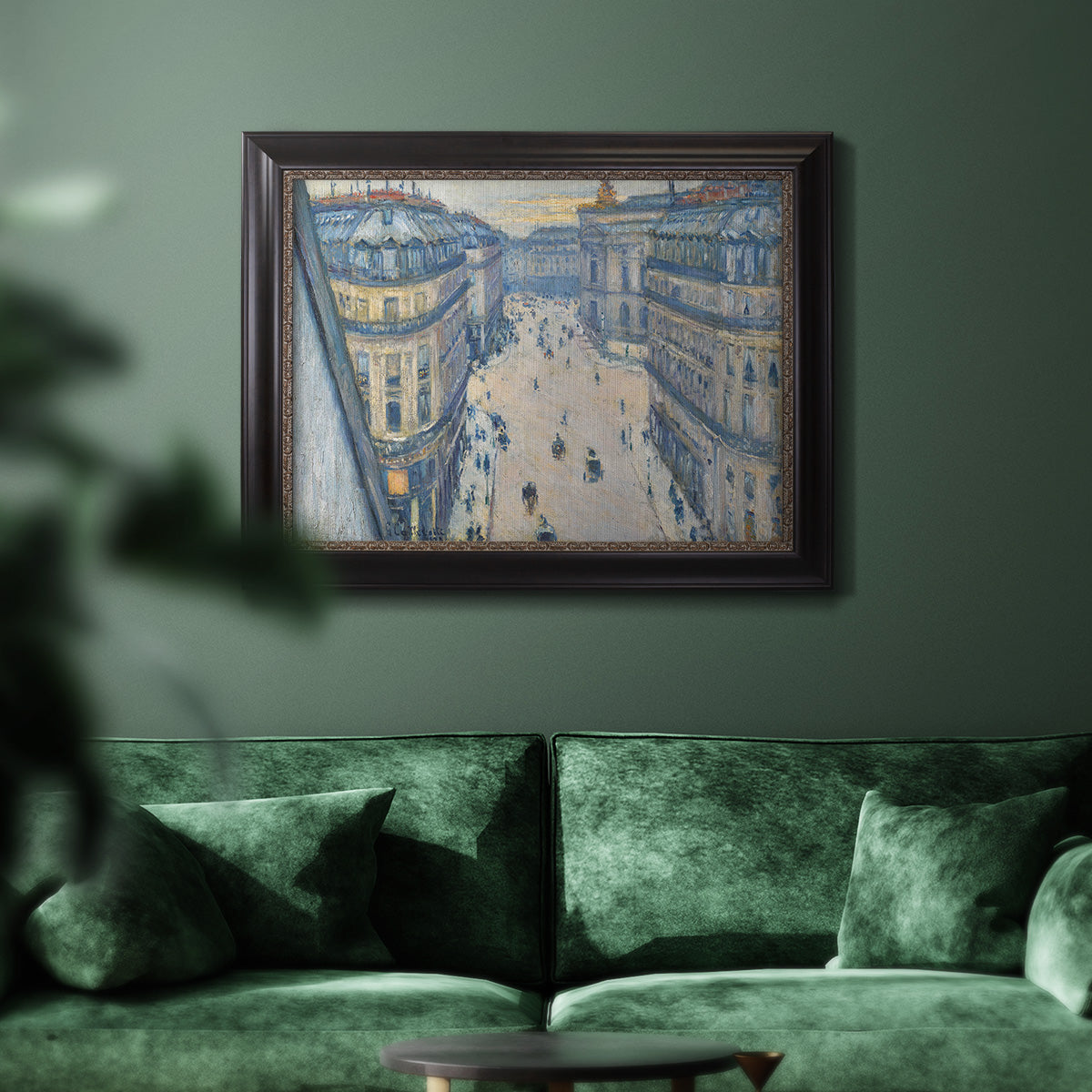 Halévy Street, View from the Seventh Floor - Ornate Framed Canvas Print