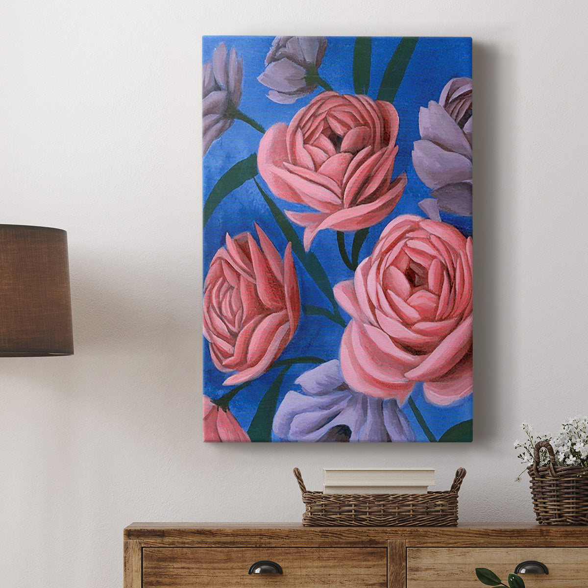 Layered Petals I - Canvas Art Print